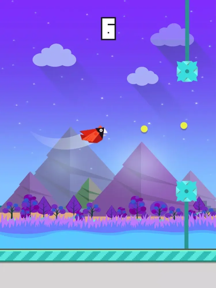 Tangkapan layar Bird Paper: Tap returns fly wings! iPad 