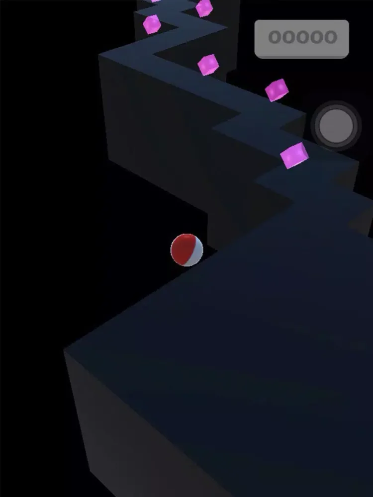 Screenshot di Ball run on path zigzag ... iPad 