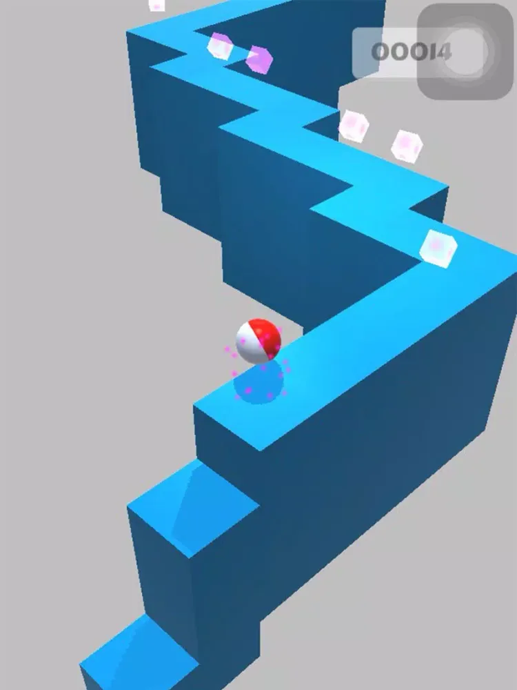 Screenshot di Ball run on path zigzag ... iPad 