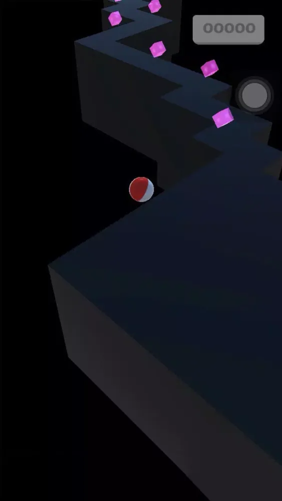 Screenshot di Ball run on path zigzag ...