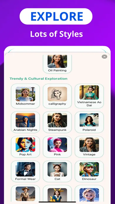 AI Face Swap: Holiday & Art স্ক্রিনশট