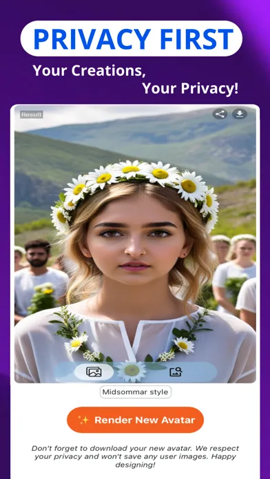 AI Face Swap: Holiday & Art স্ক্রিনশট