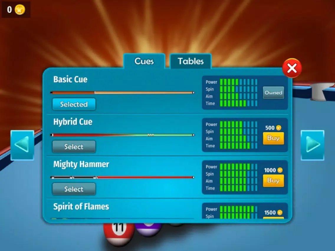 Capturas de tela do 8-Ball Classic Billiards Pool iPad 