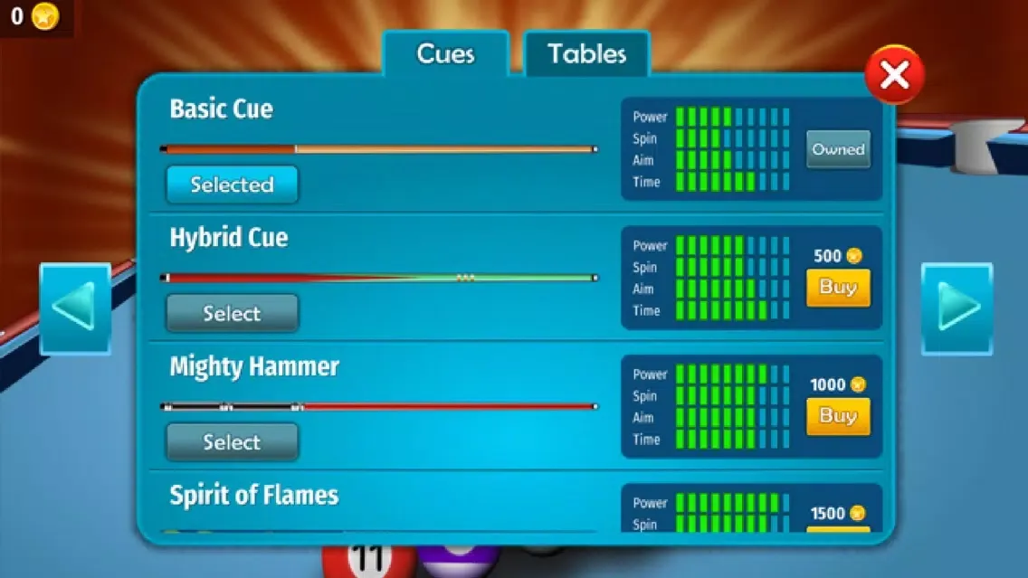 Capturas de tela do 8-Ball Classic Billiards Pool