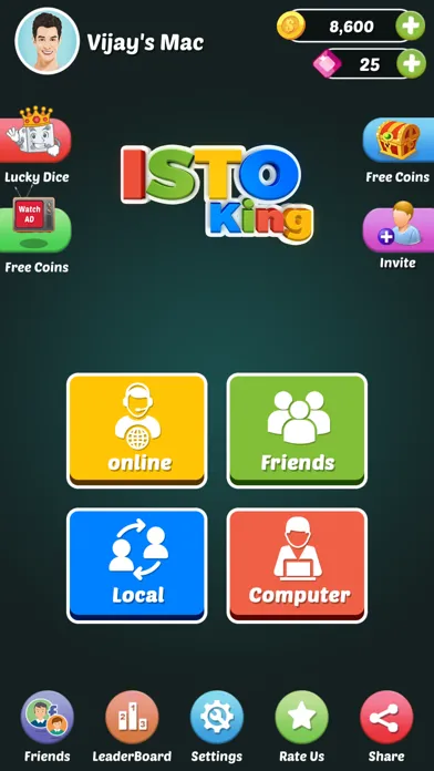 ISTO King - Ludo Game سکرین شاٹس