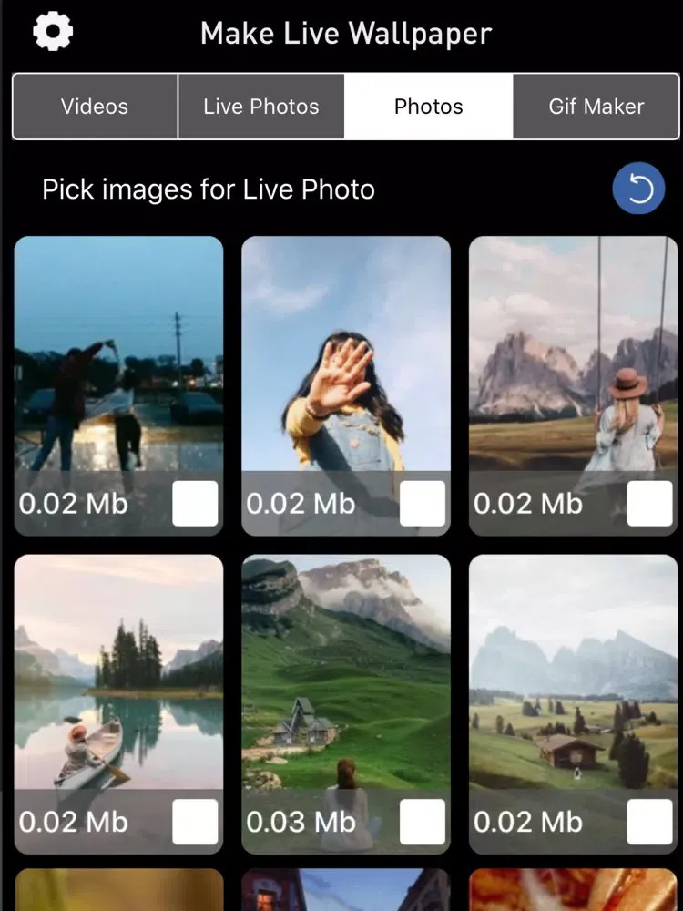 Screenshot di Make Live Wallpaper iPad 