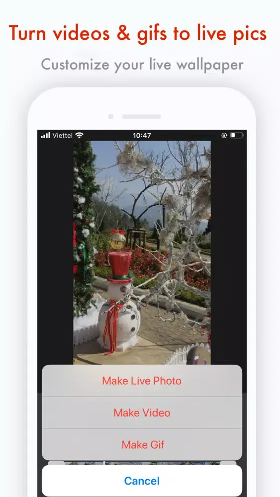 Screenshot di Make Live Wallpaper