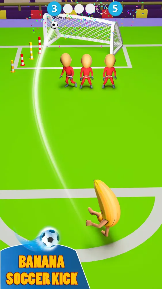 Ảnh chụp màn hình của Banana Kicks: Football Games