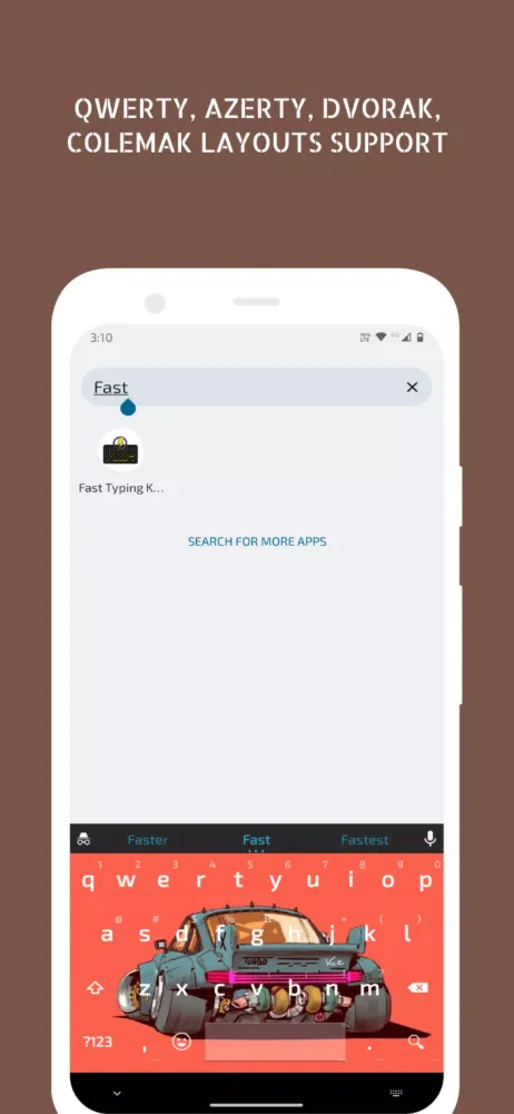 Fast Typing Keyboard スクリーンショット