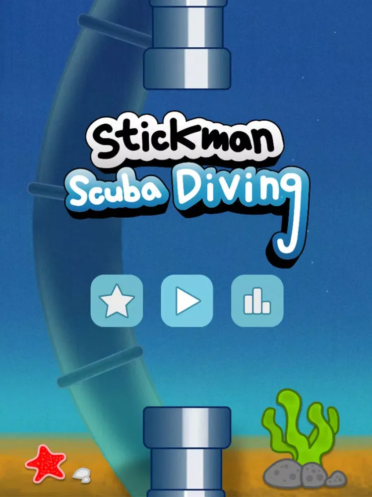 Ảnh chụp màn hình của Stickman Scuba Diving iPad 