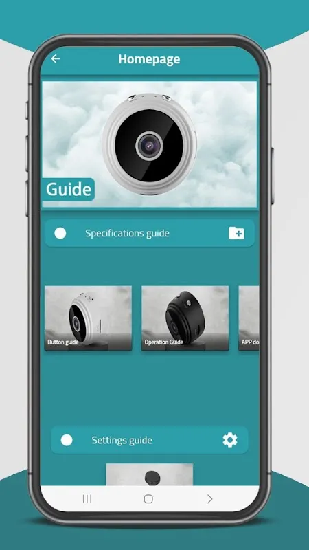 Скриншоты Mini A9 IP Camera Guide
