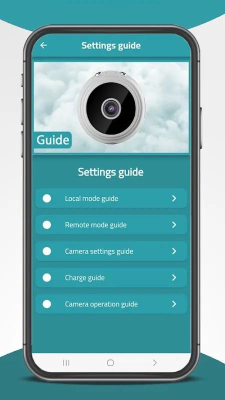 Скриншоты Mini A9 IP Camera Guide