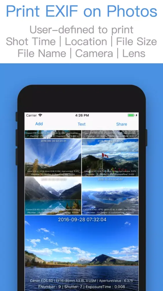 Image EXIF Viewer Screenshots
