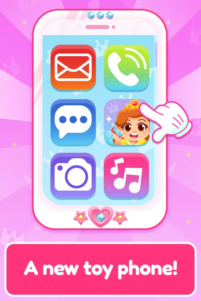 Capturas de tela do Baby Princess Phone 2