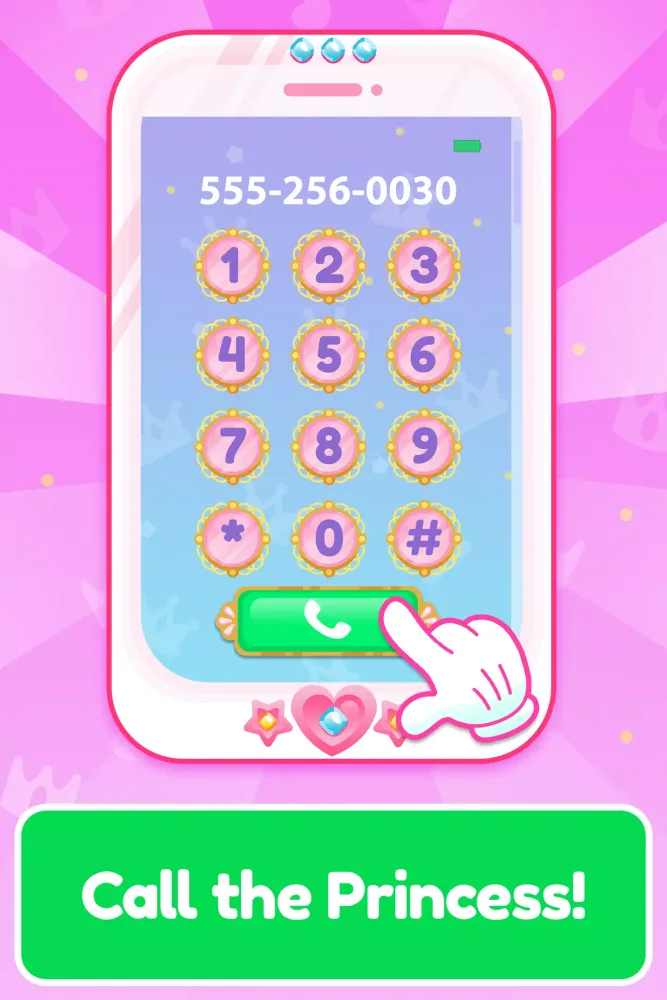 Capturas de tela do Baby Princess Phone 2