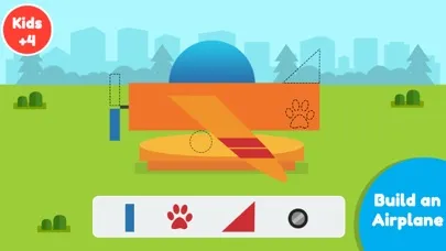 Tangkapan skrin The Shapes for Kids
