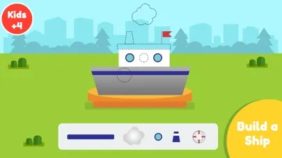 Tangkapan skrin The Shapes for Kids
