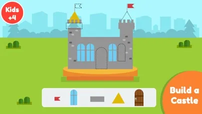 Tangkapan skrin The Shapes for Kids