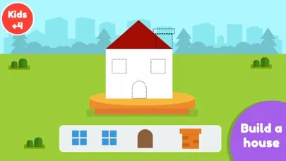Tangkapan skrin The Shapes for Kids