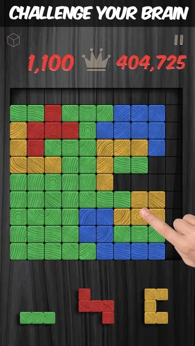 Tangkapan skrin Woodblox - Wood Block Puzzle