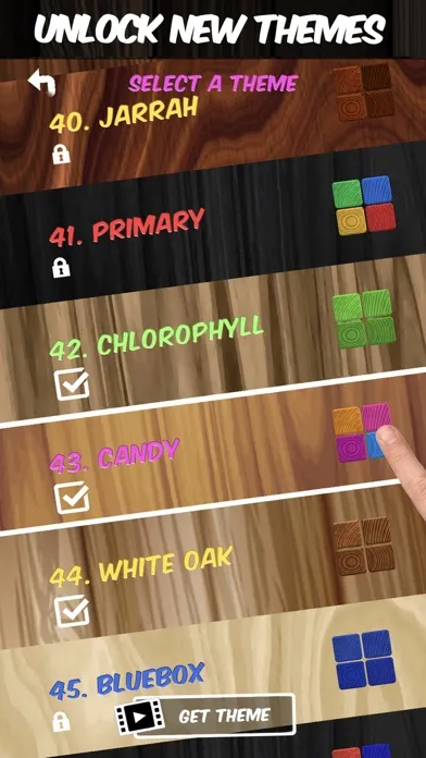 Tangkapan skrin Woodblox - Wood Block Puzzle