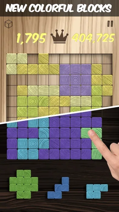 Tangkapan skrin Woodblox - Wood Block Puzzle