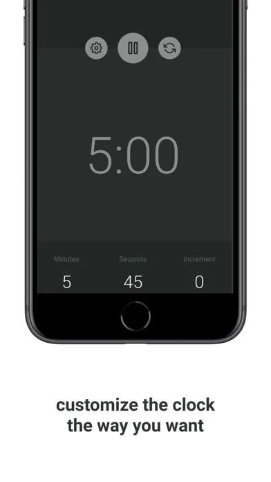 Capturas de tela do mini – chess clock companion