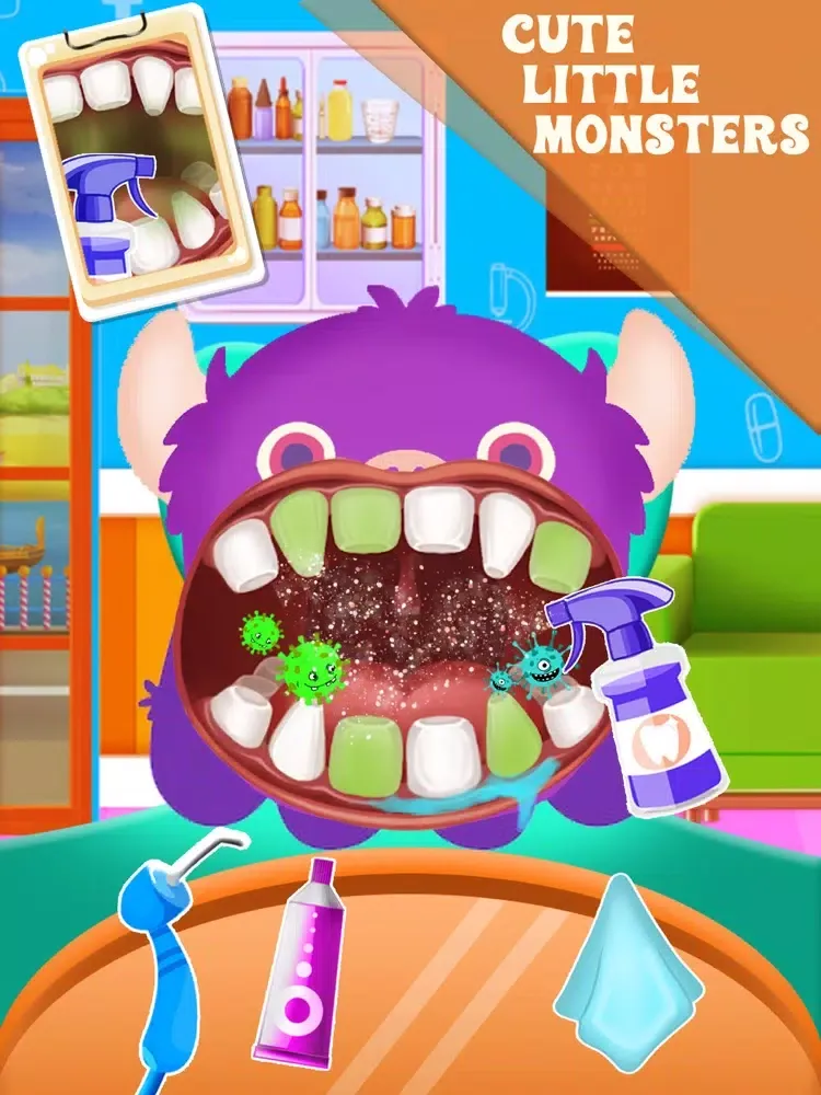 Ảnh chụp màn hình của Baby Dentist Fun Kid Games iPad 