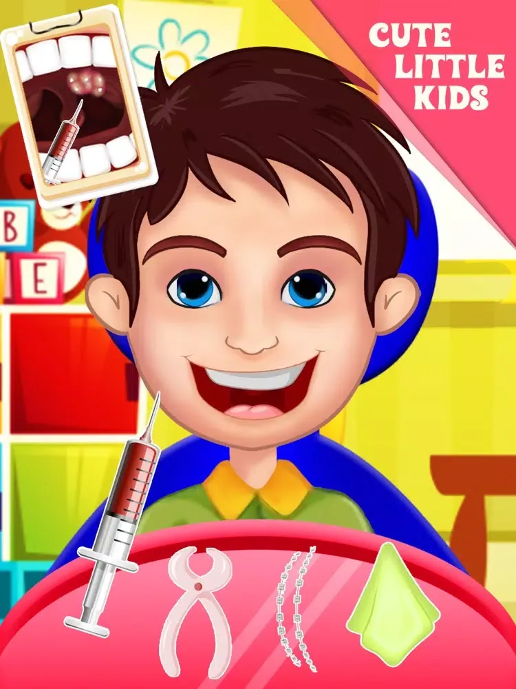 Ảnh chụp màn hình của Baby Dentist Fun Kid Games iPad 