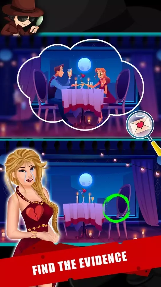 Capturas de tela do Differences -Solve The Case