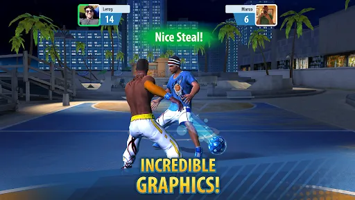 Captures d'écran de Basketball Stars: Multiplayer