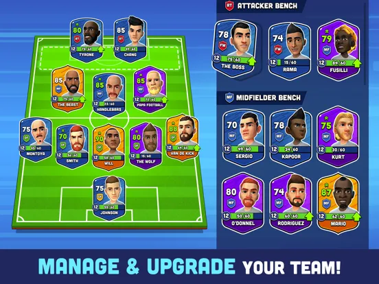 Mini Football - Soccer game iPad  Screenshots