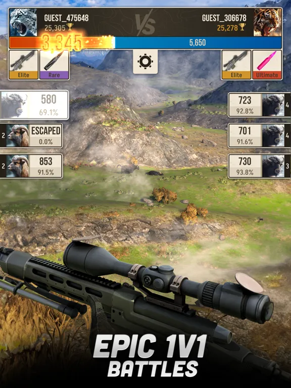 Hunting Battle: Hunter Game iPad  Screenshots