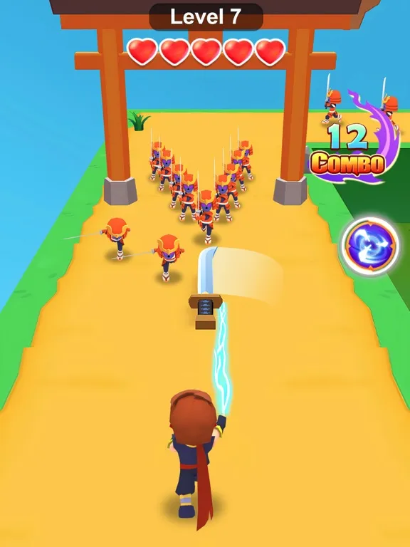 Island War-Ninja Hero iPad 应用截图