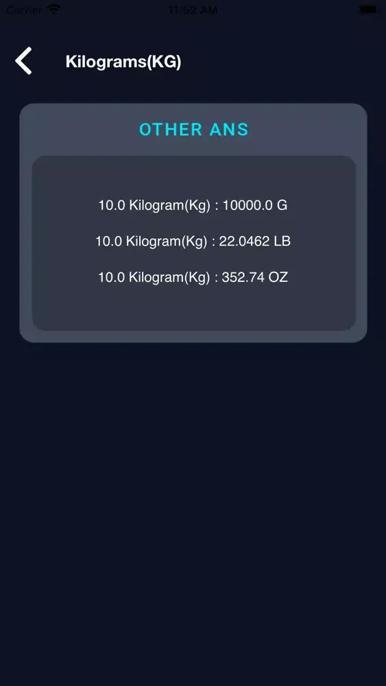 Kilograms To Pounds Ounces Gm স্ক্রিনশট