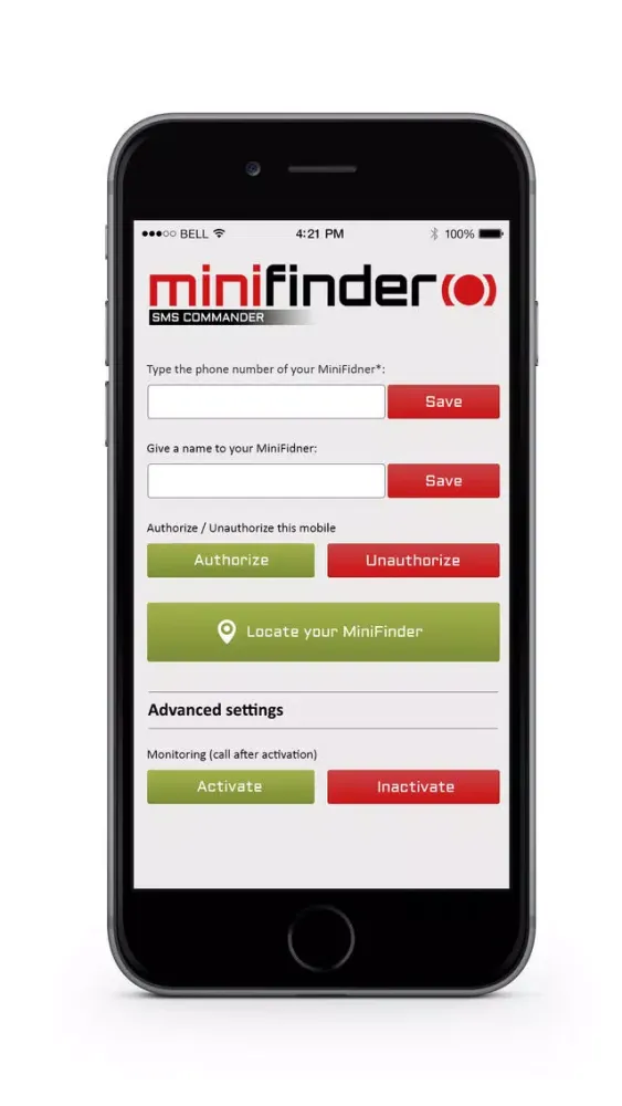 تصاویر MiniFinder® SMS Commander