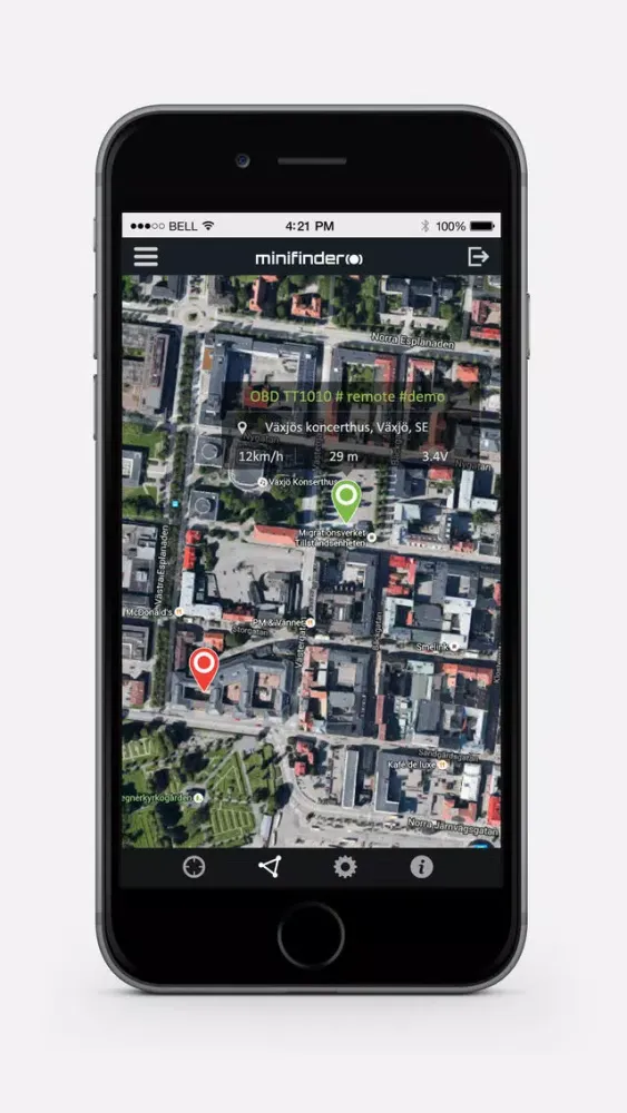 MiniFinder GO Tracking System سکرین شاٹس