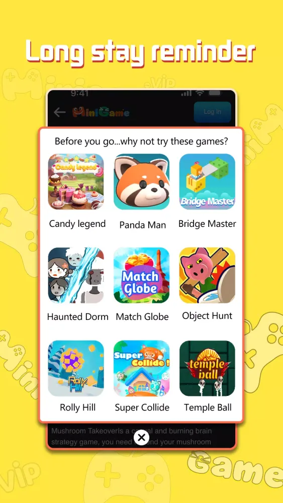 Minigame Center Screenshots