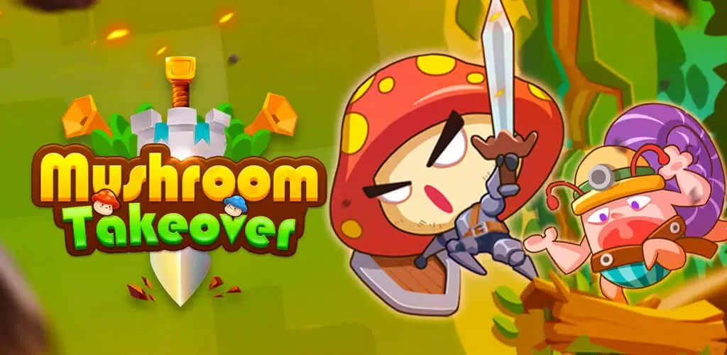 Tangkapan layar Mushroom Takeover