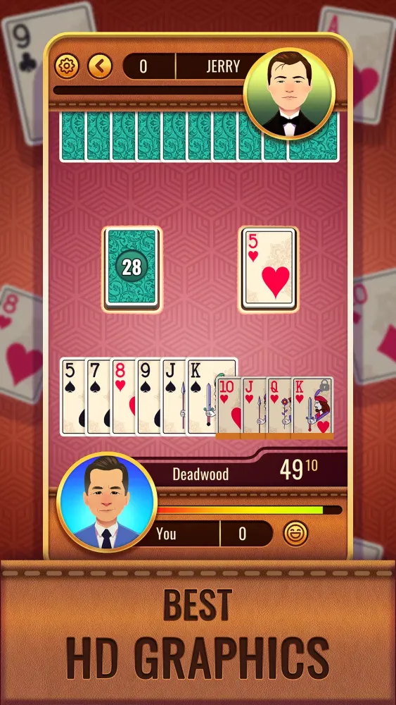 Zrzuty ekranu Gin Rummy Classic
