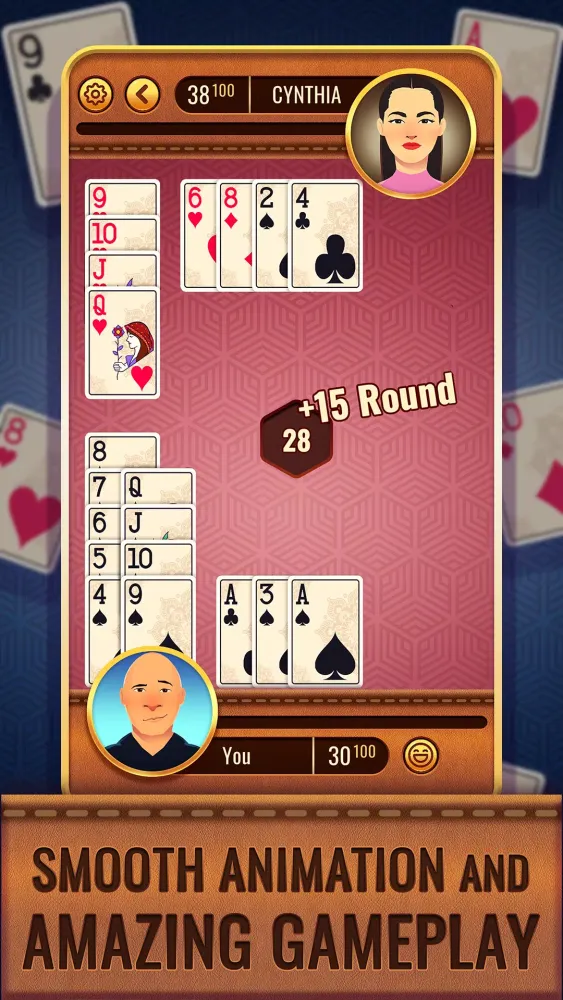 Zrzuty ekranu Gin Rummy Classic