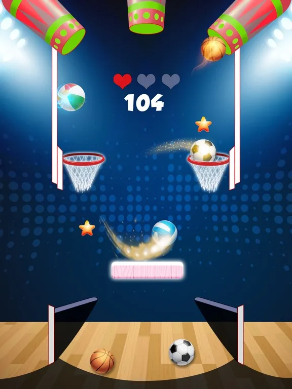 Capturas de tela do Basketball Dunk Shot Battle iPad 