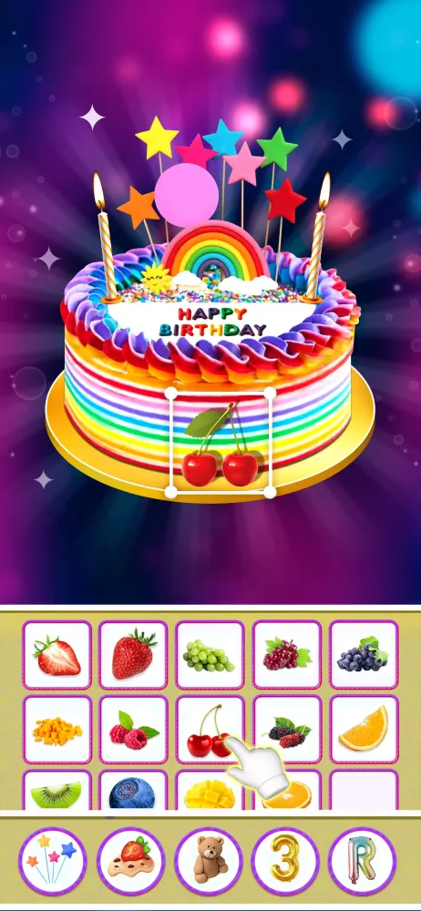 Zrzuty ekranu DIY Cake Birthday Party Maker