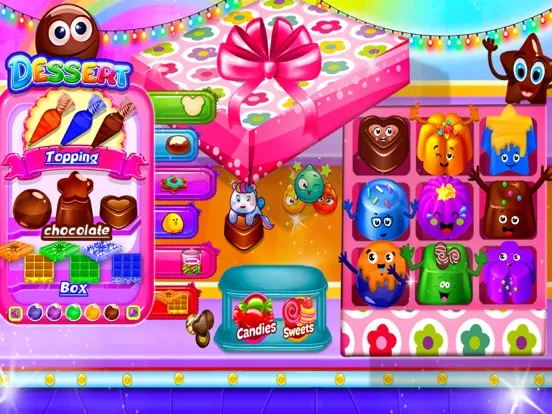 Choco Candy Factory iPad  Screenshots