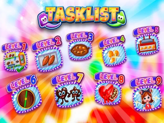 Choco Candy Factory iPad  Screenshots