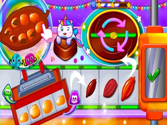 Choco Candy Factory iPad  Screenshots