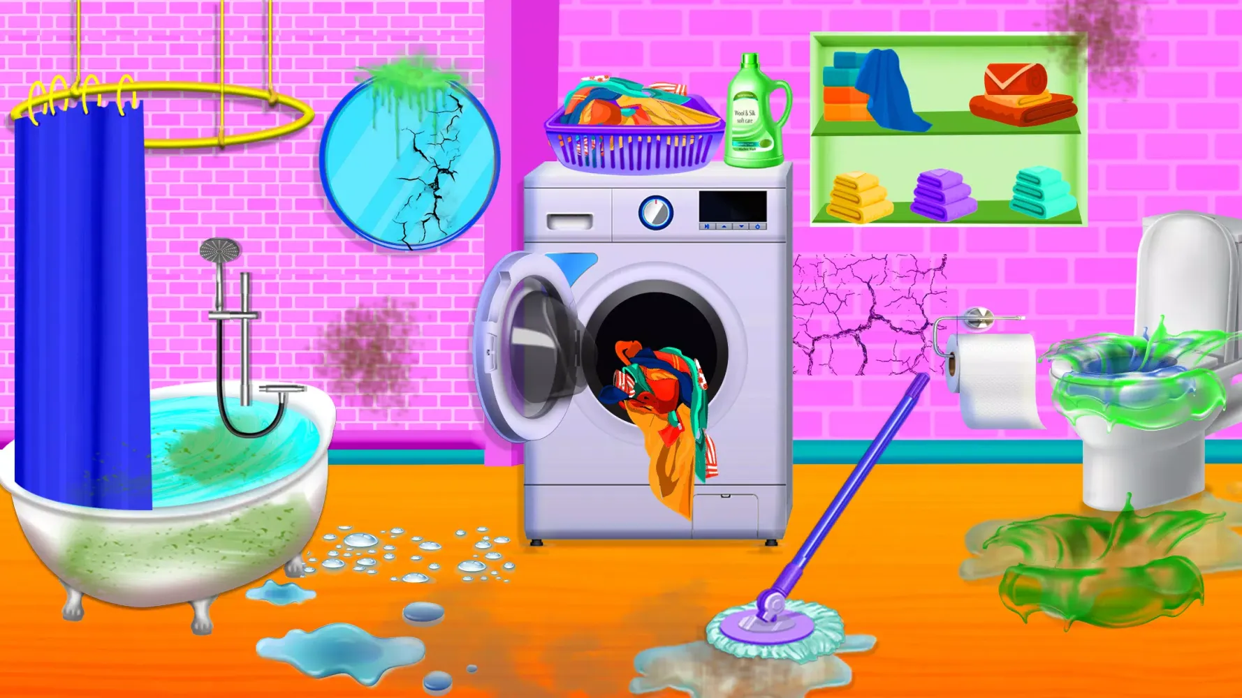 Скриншоты House Cleaning Games for Girls