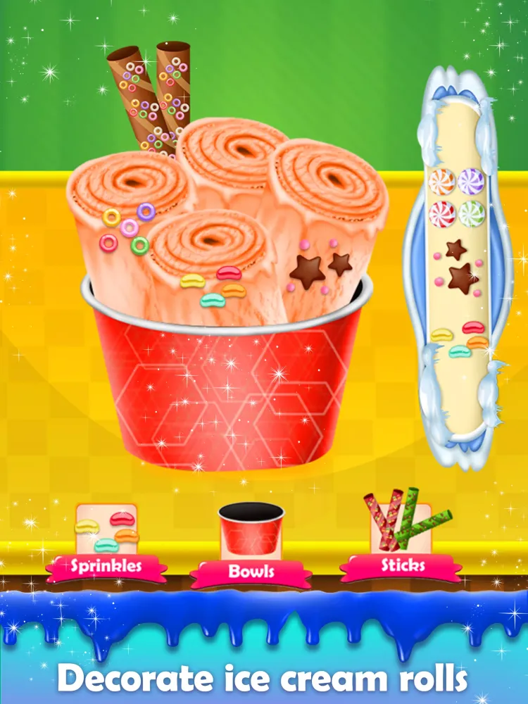 Ice Cream Rolls Maker Cook Screenshots