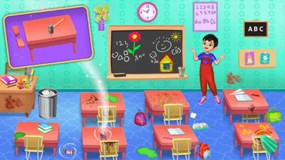 Скриншоты Messy High School Cleaning