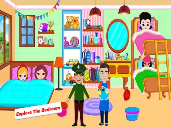 My Pretend House & Family Home iPad  Ekran Görüntüleri
